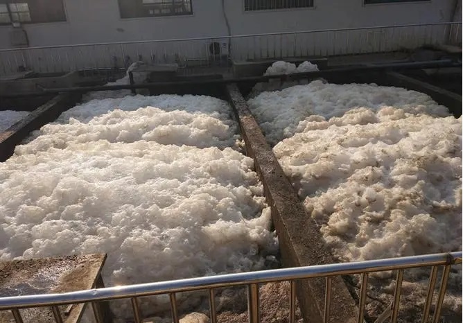 电厂污水消泡剂应用场景图